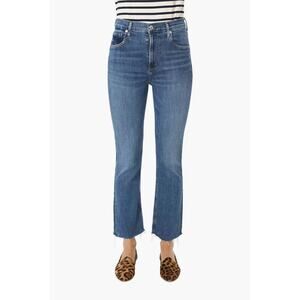 CITIZENS of HUMANITY ISOLA Cropped Boot Jeans Raw Hem in LAWLESS 30 US 10 NEW